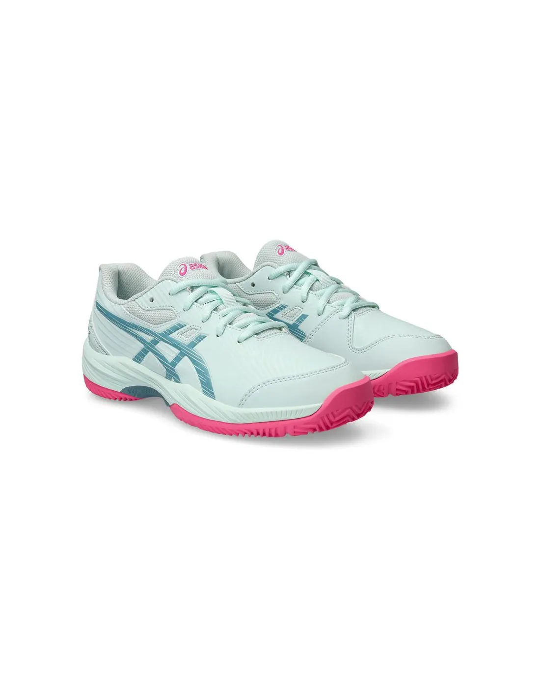 ZAPATILLAS DE PADEL ASICS GELGAME 9 PADEL GS INFANTIL SOOTHING SEA/GRIS AZUL