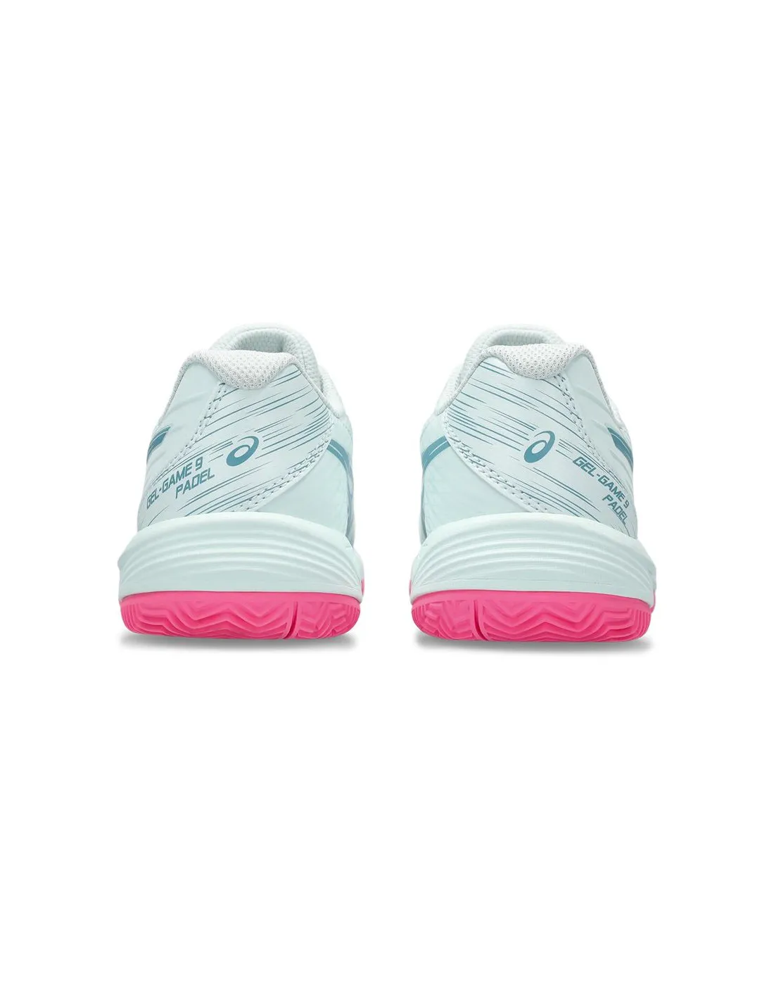 ZAPATILLAS DE PADEL ASICS GELGAME 9 PADEL GS INFANTIL SOOTHING SEA/GRIS AZUL