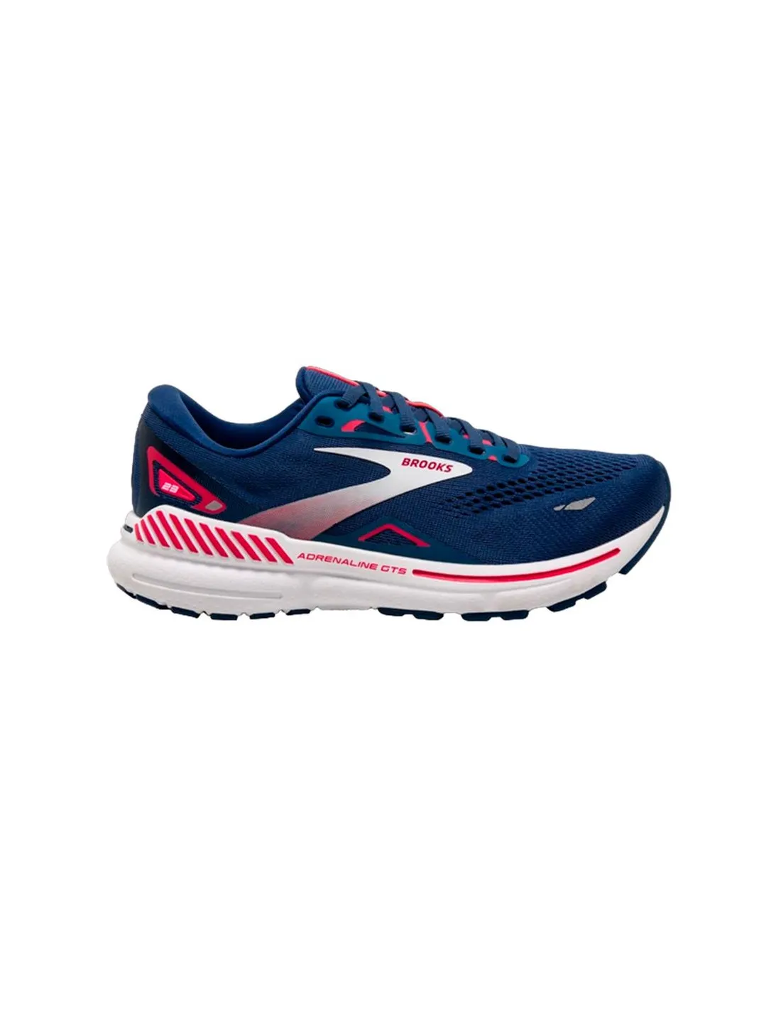 Zapatillas de Running Brooks Adrenaline GTS 23 Mujer Blue/Raspberry/White
