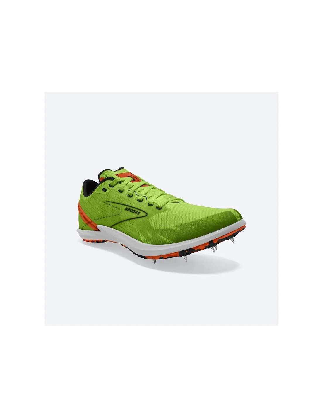 Zapatillas de Running Brooks Draft XC Green/Red Orange/White