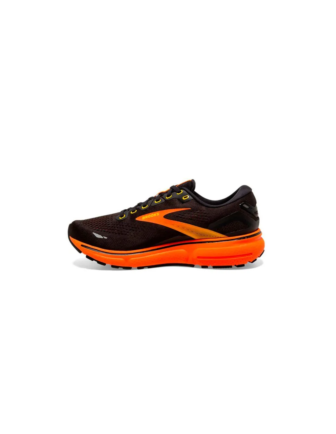 Zapatillas de Running Brooks Ghost 15 Hombre Black/Yellow/Red