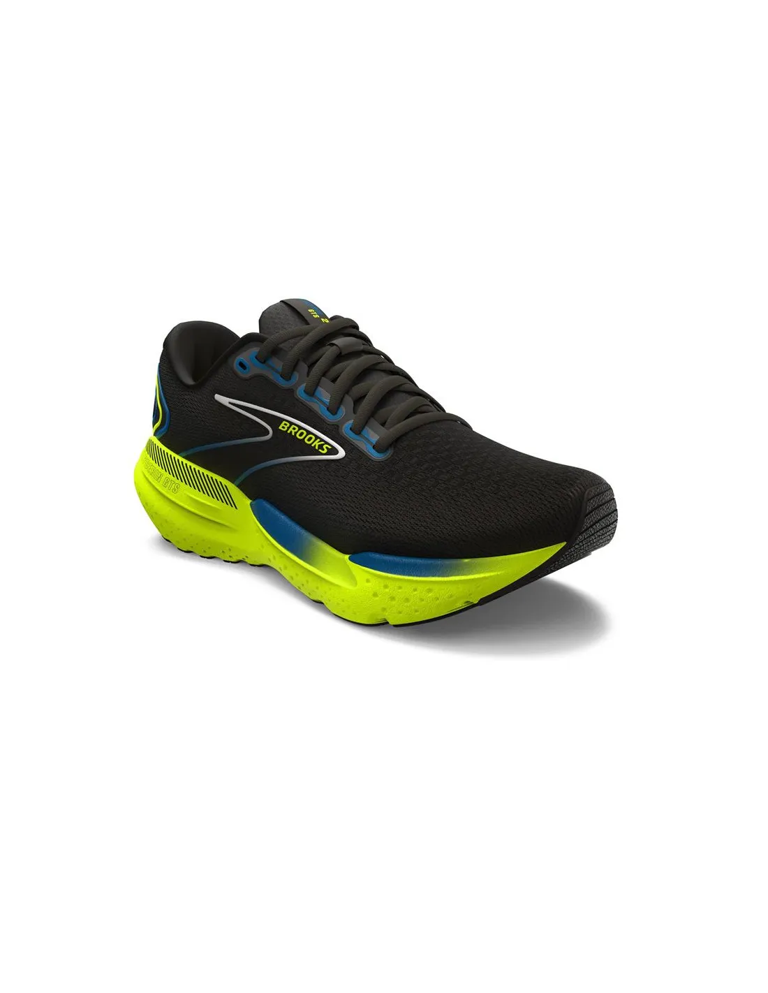 Zapatillas de Running Brooks Glycerin GTS 21 Negro/Amarillo Hombre