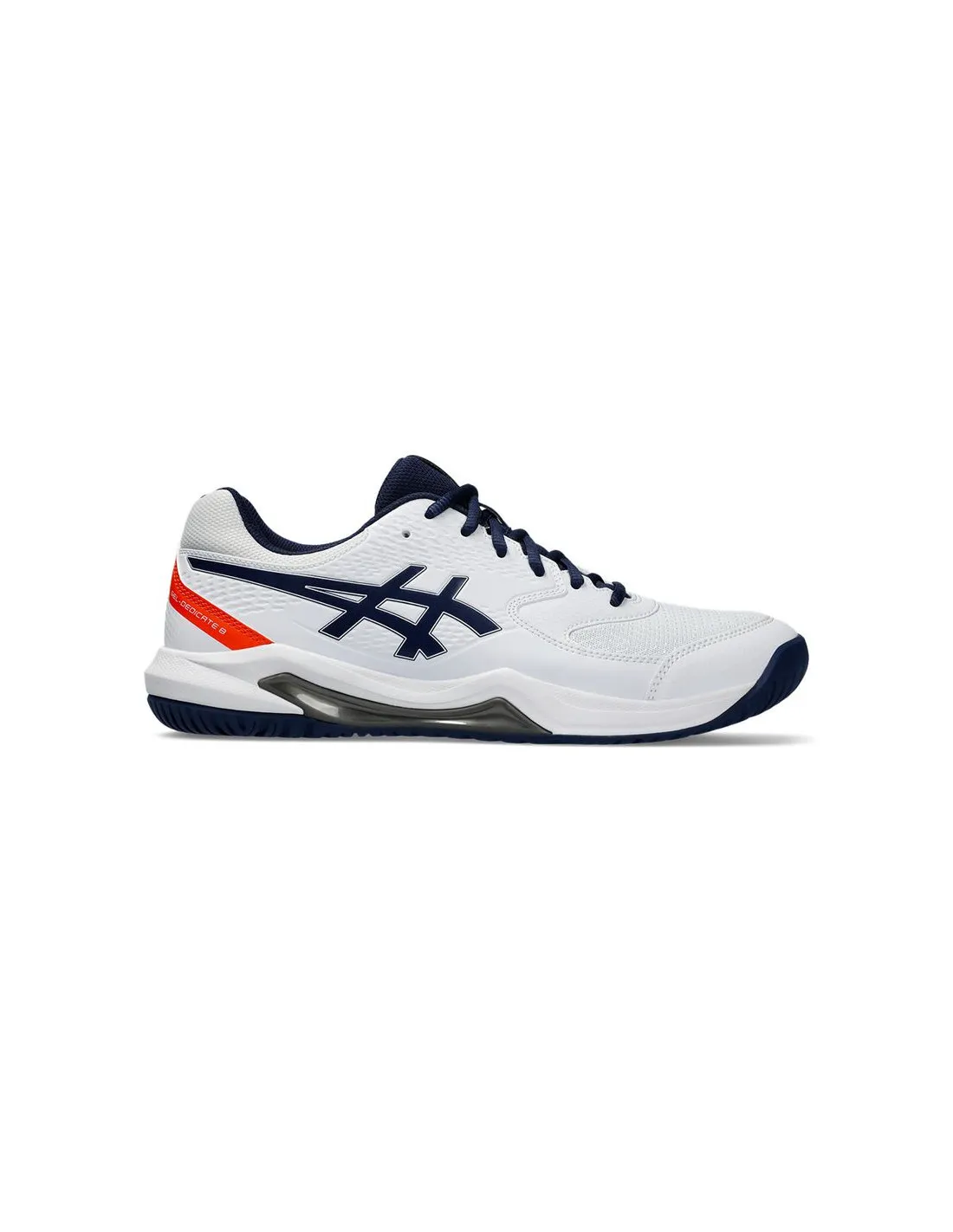 ZAPATILLAS DE TENIS ASICS GELDEDICATE 8 HOMBRE BLANCO/AZUL