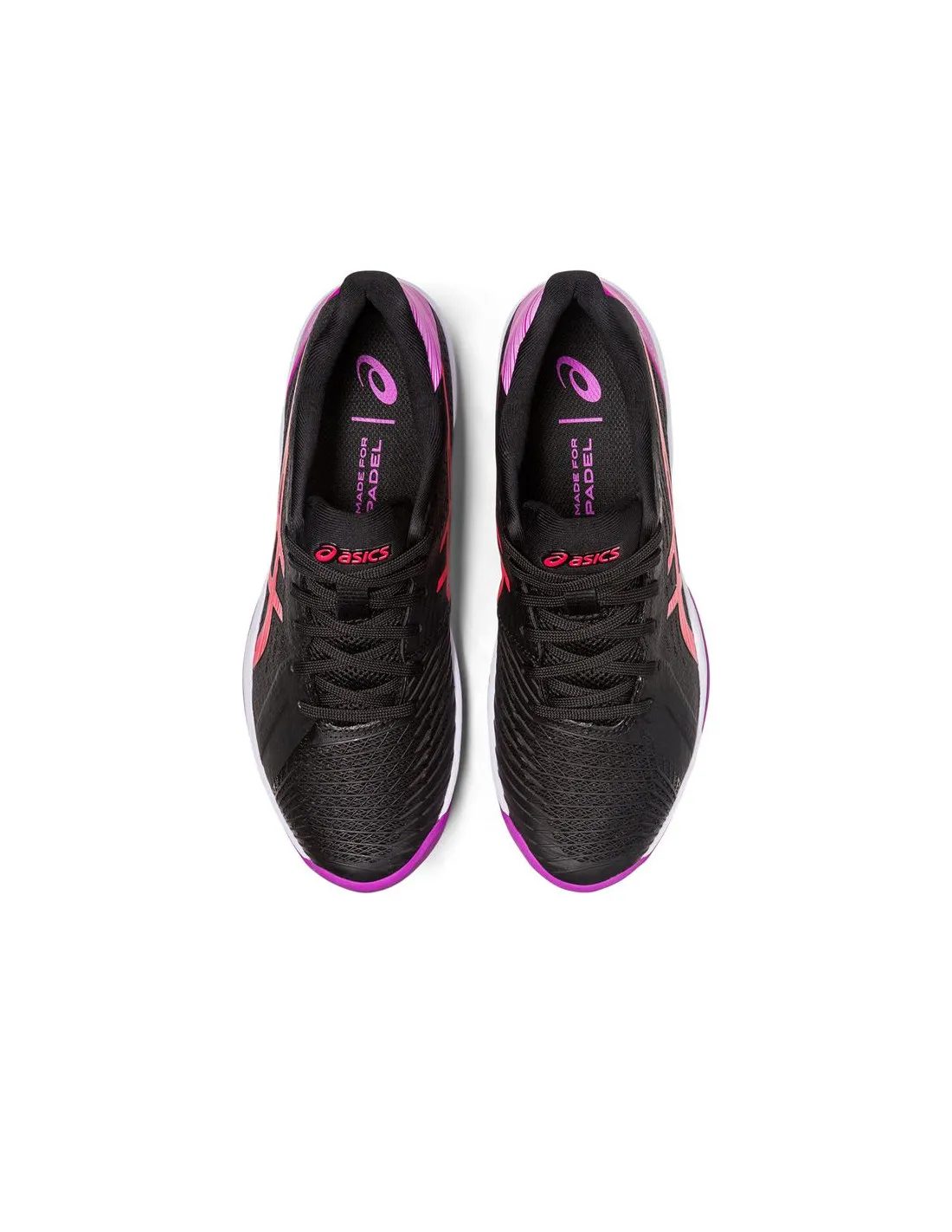 Zapatillas negras de pádel Asics Solution Swift FF Mujer