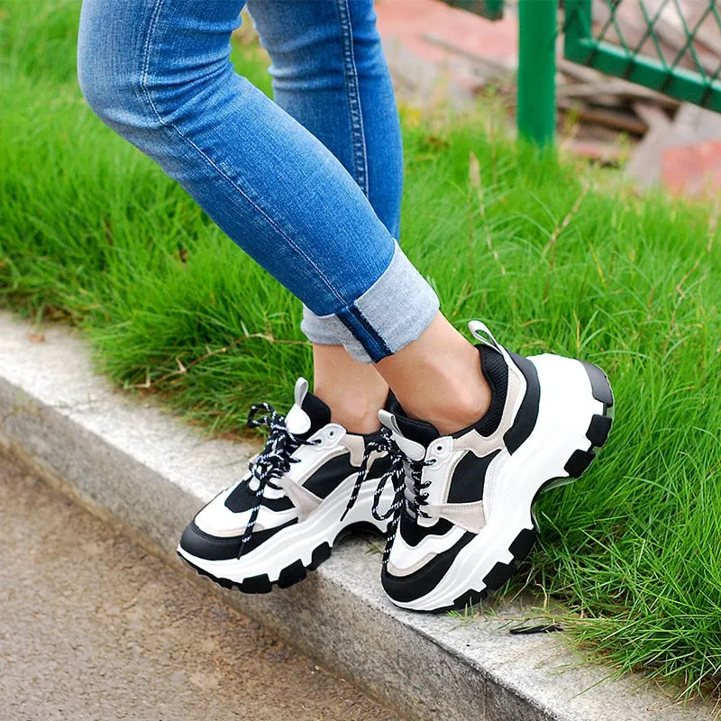 Zapatillas Suela Gruesa Mujer