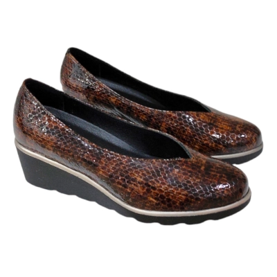 Zapato mujer cuña D’chicas 3706marron