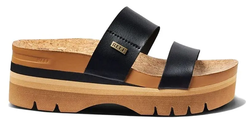 ZAPATOS REEF CUSHION VISTA HIGHER  BLACK  WOMEN´S